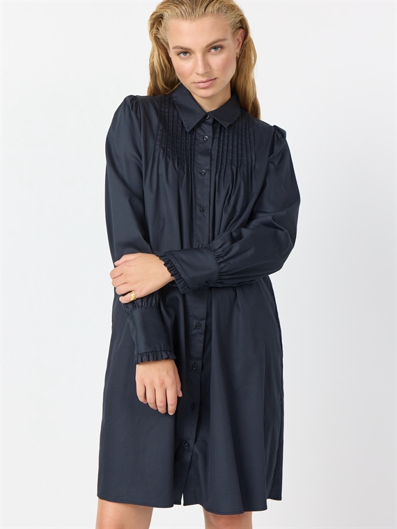 Levete Room LR-ISLA SOLID 97 Kjole, Dark Navy